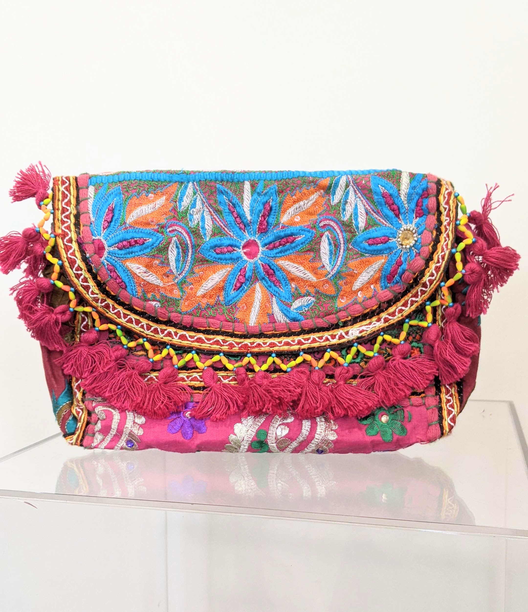 Handmade clutch purse Boho purse